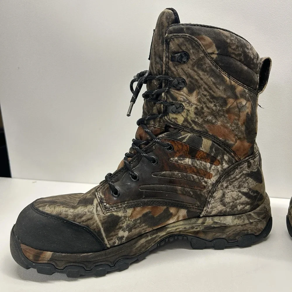 Irish Setter Red Wing 3859 Shadow Trek Camo Waterproof Hunting Boots Size 10.5 D